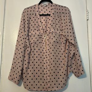 Express Polka dot Portofino Blouse